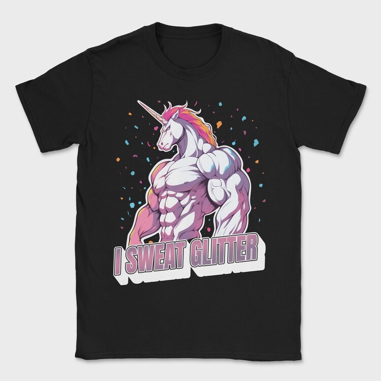 Unicorn Muscle, Tricou Barbati (Unisex)