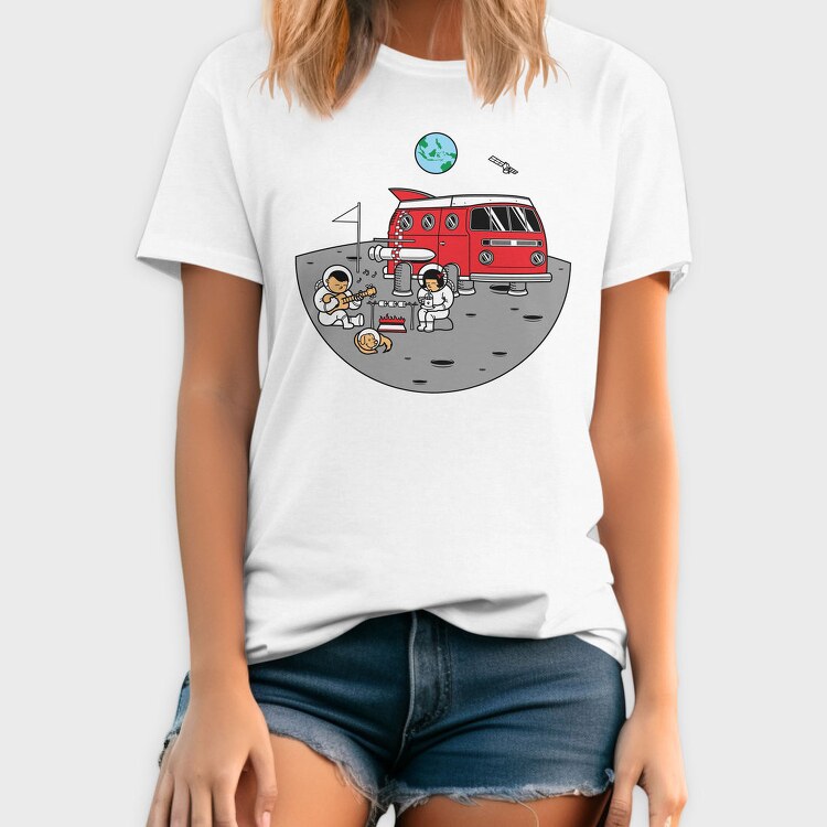 Moonstruck Campfire, Tricou Barbati (Unisex)