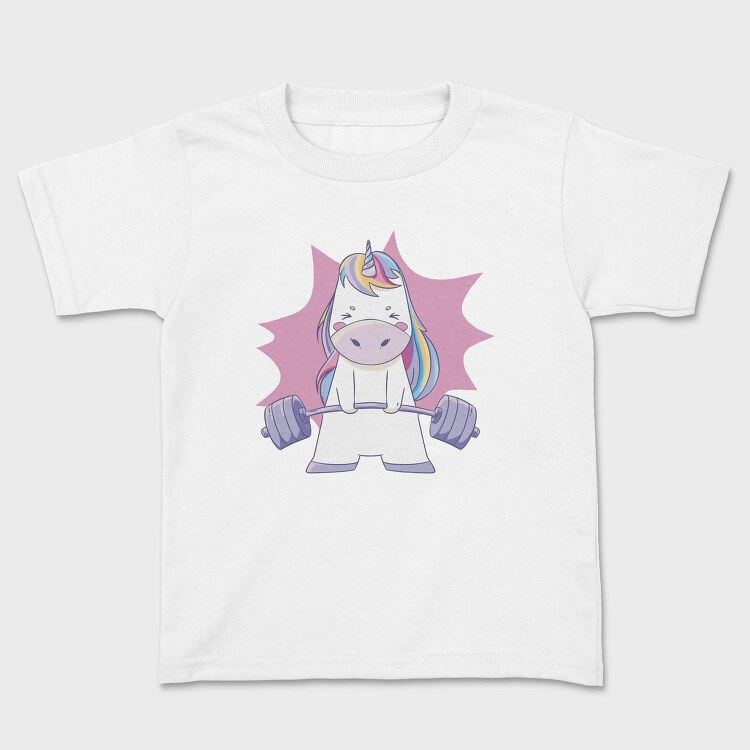 Unicorn Lifting Weights, Tricou Copii