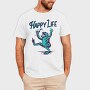 Frogs Happy Life, Tricou Barbati (Unisex)