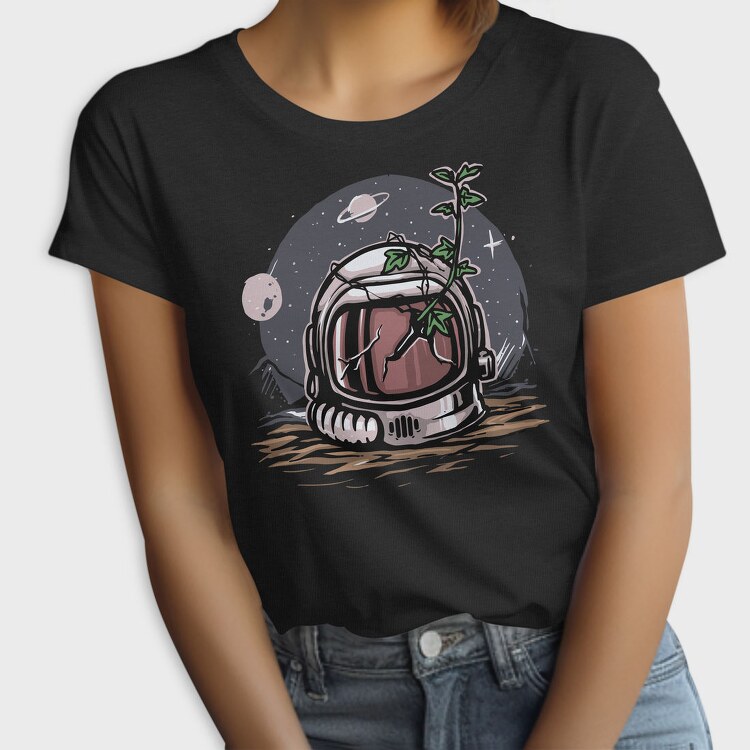 Space Sprout Helmet, Tricou Femei