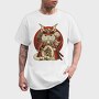 Cat Samurai Armor, Tricou Barbati (Unisex)