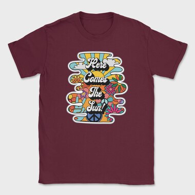 Sunny Vibes Floral Peace, Tricou Barbati (Unisex)