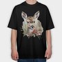 Christmas Deer 8, Tricou Oversize Barbati (Unisex)