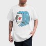 Skeleton Wave Ride, Tricou Barbati (Unisex)
