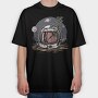 Space Sprout Helmet, Tricou Oversize Barbati (Unisex)