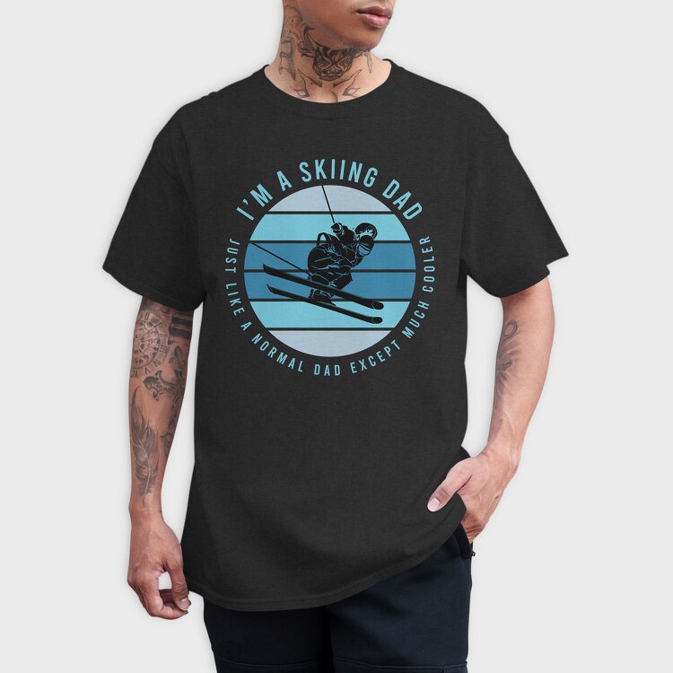 Ski Dad Cooler, Tricou Barbati (Unisex)