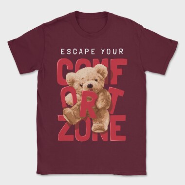 Teddy Escape Zone, Tricou Barbati (Unisex)