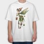 Christmas Fairy Gnome, Tricou Oversize Barbati (Unisex)