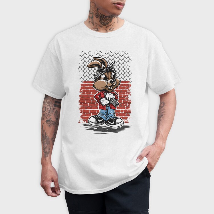 Gangster Bunny, Tricou Barbati (Unisex)
