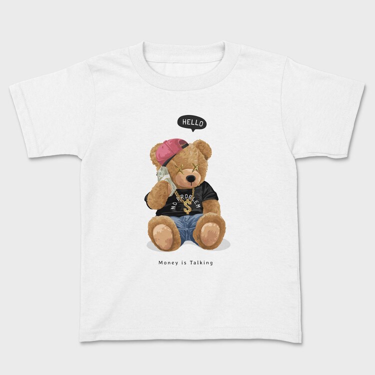 Teddy Streetwear Vibes, Tricou Copii