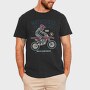 Motocross Rebel Race, Tricou Barbati (Unisex)