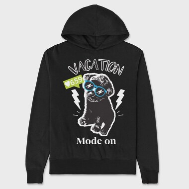 Vacation Mode On, Hanorac Oversize Barbati (Unisex)