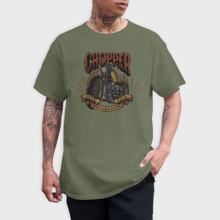 Chopper 1976, Tricou Barbati (Unisex)
