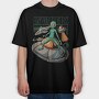 Alien Invasion, Tricou Oversize Barbati (Unisex)