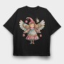 Christmas Fairy Ornament, Tricou Oversize Barbati (Unisex)