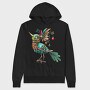 Christmas Feathered Bird, Hanorac Oversize Barbati (Unisex)