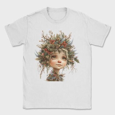 Christmas Flower Girl 101023467, Tricou Barbati (Unisex)
