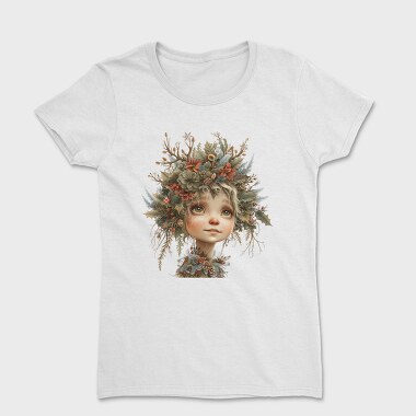 Christmas Flower Girl 101023467, Tricou Femei