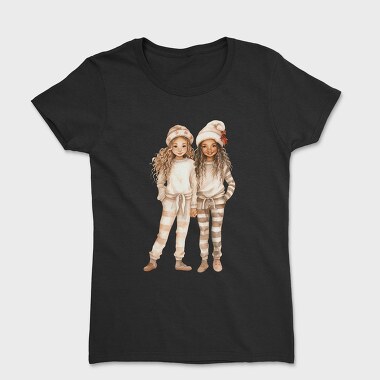 Christmas Friends Pajamas, Tricou Femei