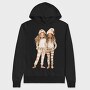 Christmas Friends Pajamas, Hanorac Oversize Barbati (Unisex)