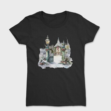 Christmas Garden Gate, Tricou Femei