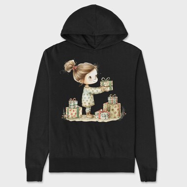 Christmas Gift Bearer, Hanorac Oversize Barbati (Unisex)