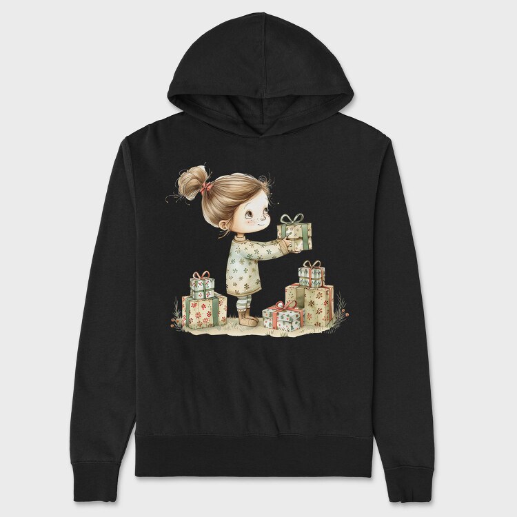 Christmas Gift Bearer, Hanorac Oversize Barbati (Unisex)