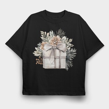 Christmas Gift Box, Tricou Oversize Barbati (Unisex)