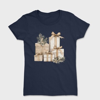 Christmas Gift Boxes, Tricou Femei