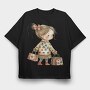 Christmas Gift Girl, Tricou Oversize Barbati (Unisex)