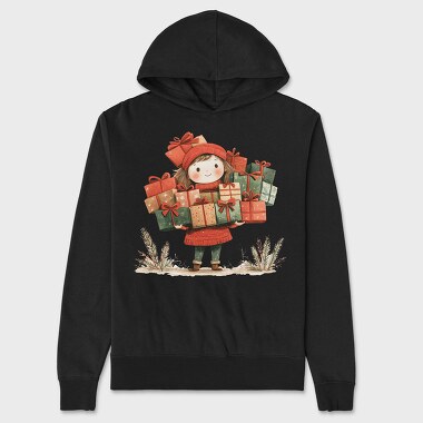Christmas Gift Giver, Hanorac Oversize Barbati (Unisex)