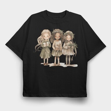 Christmas Gifts 3 Girls, Tricou Oversize Barbati (Unisex)