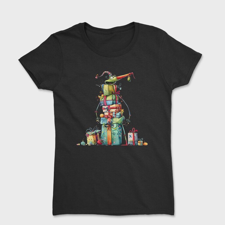 Christmas Gifts Stack, Tricou Femei