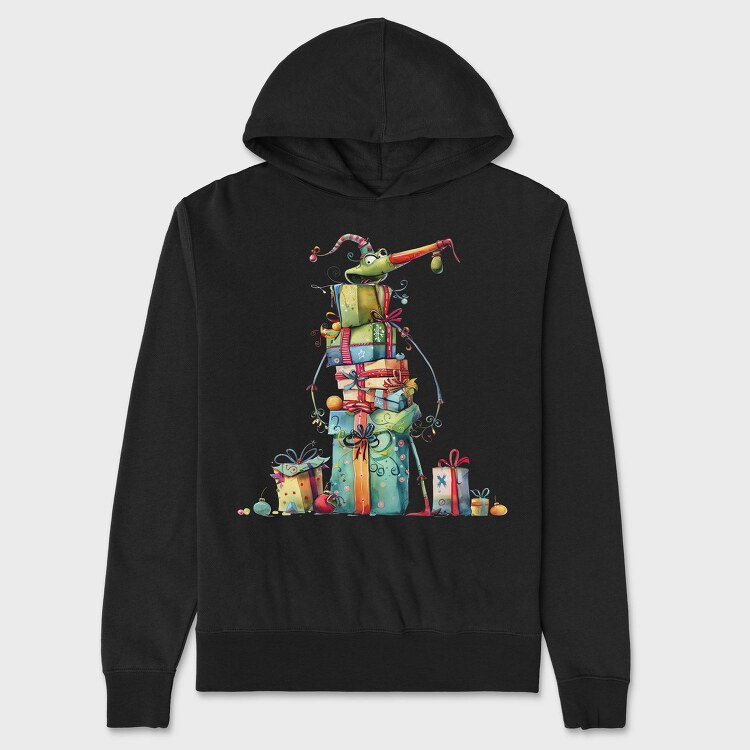 Christmas Gifts Stack, Hanorac Oversize Barbati (Unisex)