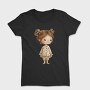 Christmas Ginger Pink Bunny, Tricou Femei