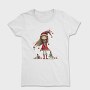 Christmas Girl Christmas Tree, Tricou Femei