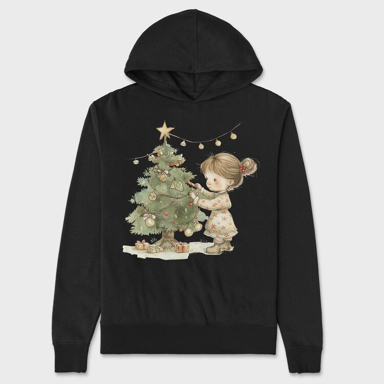 Christmas Girl Climber, Hanorac Oversize Barbati (Unisex)