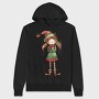 Christmas Girl Elf Hat, Hanorac Oversize Barbati (Unisex)