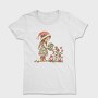 Christmas Girl Roses Garden, Tricou Femei
