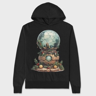 Christmas Globe Garden, Hanorac Oversize Barbati (Unisex)