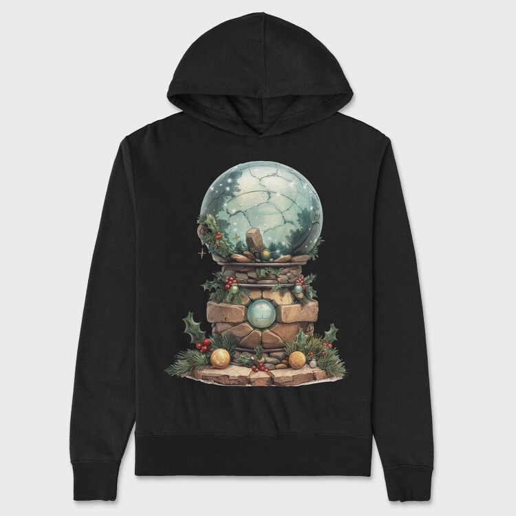 Christmas Globe Garden, Hanorac Oversize Barbati (Unisex)