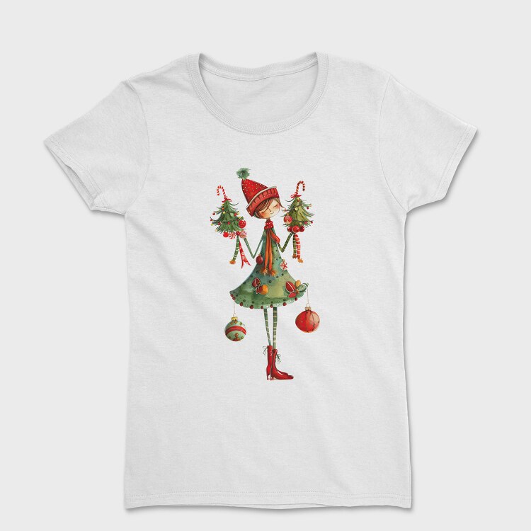 Christmas Gnome Magic, Tricou Femei