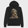 Christmas Gnome Ornament, Hanorac Oversize Barbati (Unisex)