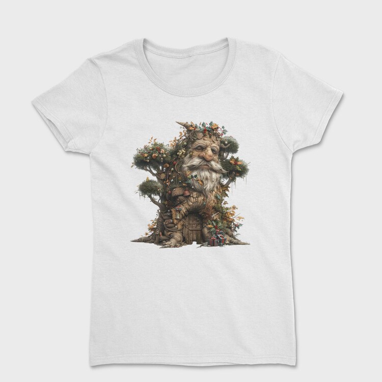 Christmas Gnome Treehouse, Tricou Femei