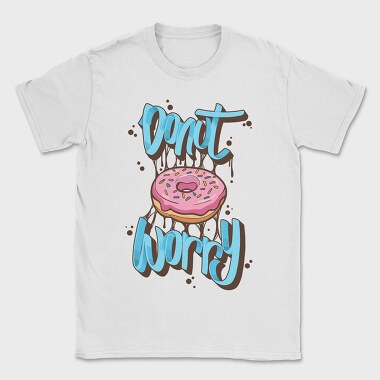 Donut Worry Be Happy, Tricou Barbati (Unisex)