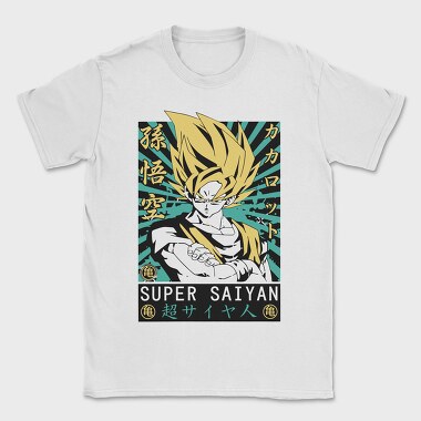 Dragon Ball Energy Flow, Tricou Barbati (Unisex)