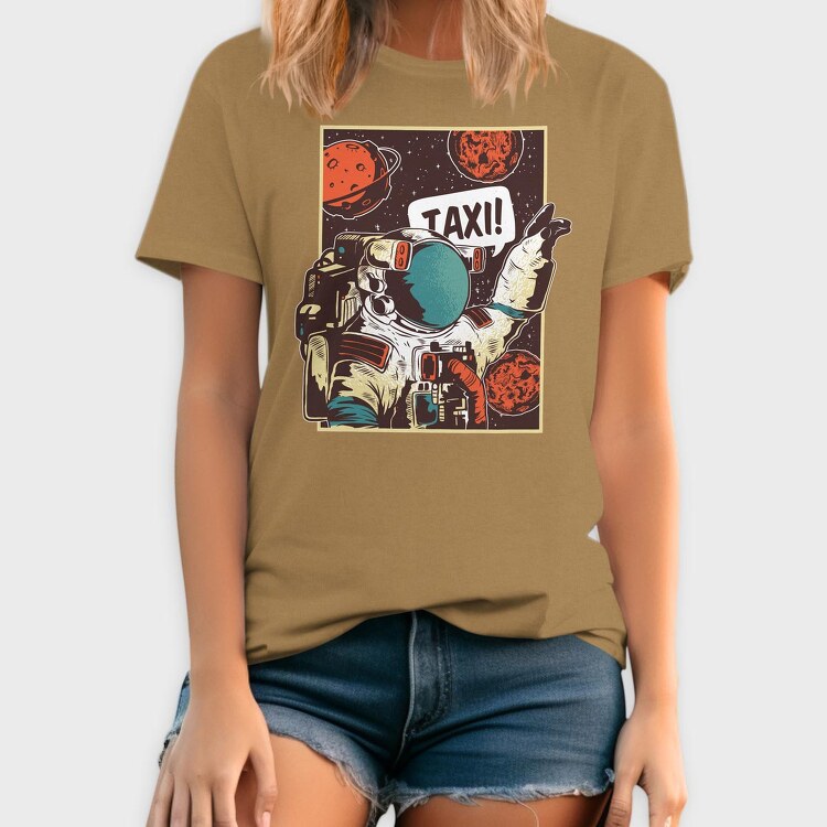 Astronaut Taxi, Tricou Barbati (Unisex)