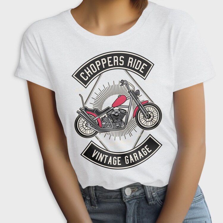 Choppers Ride Garage, Tricou Femei