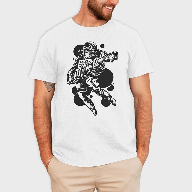 Rockin Guitar Ninja, Tricou Barbati (Unisex)